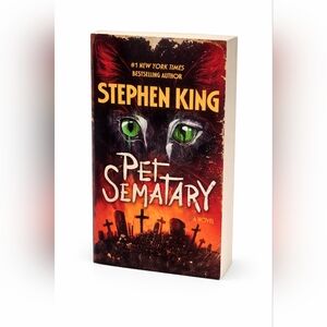 Stephen King 'Pet Sematary' Novel - Black and Red Cover